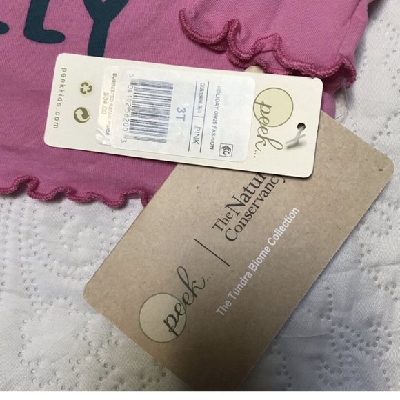 NWT Peek Keep It Chilly Tee Size 3T - Picture 5 of 6